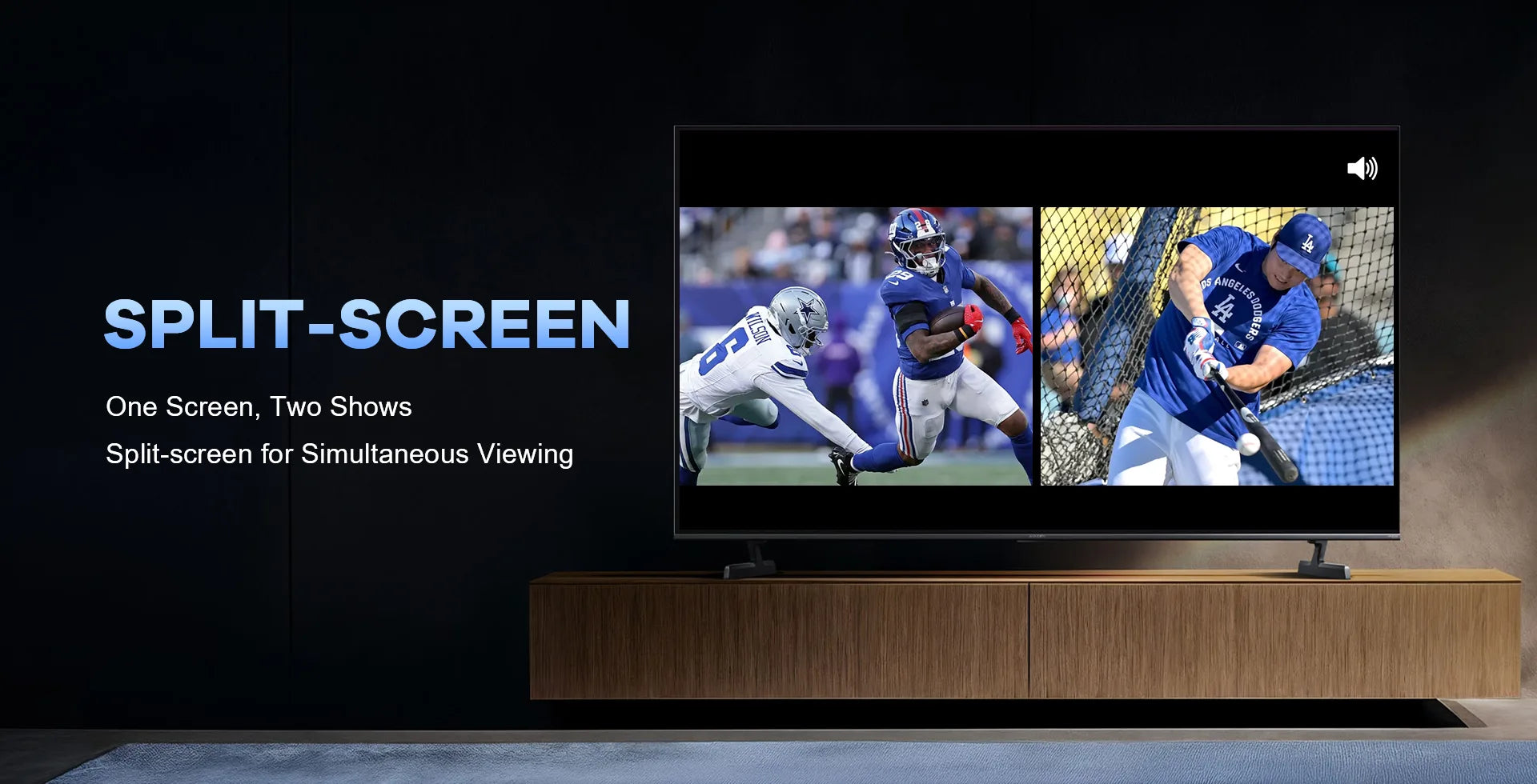 MagaBox split-screen experience